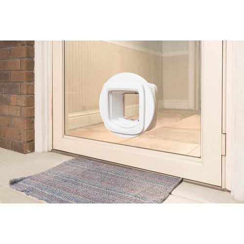  PetSafe Microchip Cat Door, Exclusive Entry with Convenient 4 Way Locking, Easy Install, Energy Efficient