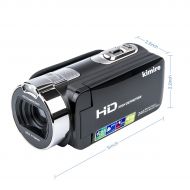 Vlogging Camera Video Camera Camcorder Digital Recorder,Kimire HD 1080P 24 MP 16X Powerful Digital Zoom Video Camcorder 2.7 Inch LCD with 270 Degree Rotation Screen (312P)