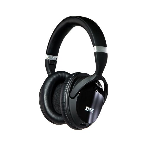  LyxPro HBNC-20 Noise Cancelling Bluetooth Headphones Wireless Comfort-Fit Headset wOver Ear Cushioning, Volume Control & Micro USB Charging Cable,Black
