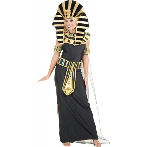  Charades Black and Turquoise Nefertiti Womens Costume