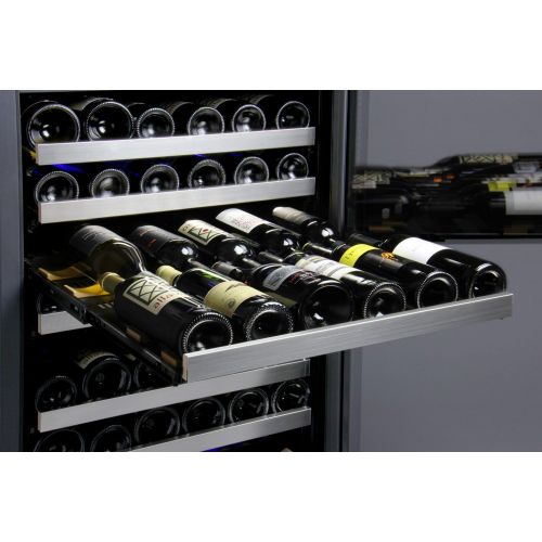  Allavino Flexcount VSWR177-1SSRN 177 Bottle Single Zone Wine Refrigerator with Right Hinge
