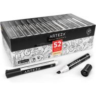 [아마존 핫딜] [아마존핫딜]ARTEZA Dry Erase Markers, Bulk Pack of 52 (with Chisel Tip), Black Color with Low-Odor Ink, Whiteboard Pens is perfect for School, Office, or Home