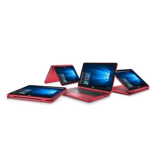 델 Dell Inspiron 11.6 LED Anti-Glare Touchscreen 2 in 1 2018 Newest Laptop Computer, AMD A9-9420e up to 2.7GHz, 4GB DDR4, 128GB SSD, HDMI, WiFi, Bluetooth, USB 3.1, Windows 10 with Bo