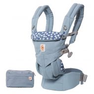 Ergobaby Omni 360 All-in-One Ergonomic Baby Carrier for Newborn to Toddler, Navy Mini Dots
