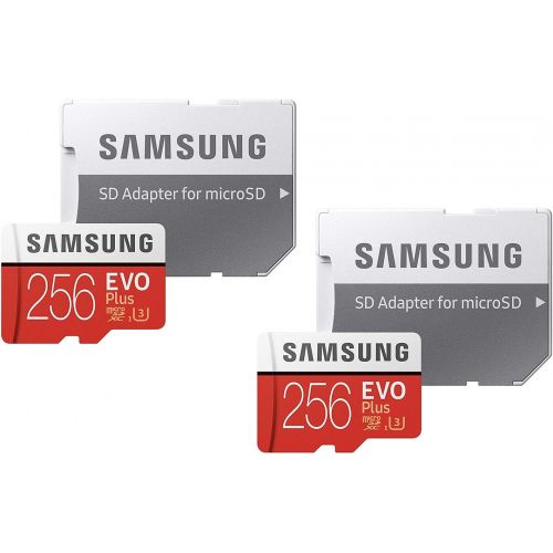 삼성 Samsung 256GB EVO Plus Class 10 UHS-I microSDXC U3 Adapter (MB-MC256GA) (2 Pack)