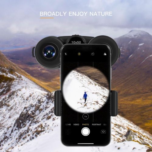  [아마존 핫딜] APEMAN 10X42 HD Binoculars for Adults with Low Light Vision,Compact Binoculars for Bird Watching,Hunting,Sports Events,Travelling,Adventure and Concerts,FMC Lens with Smart Phone A