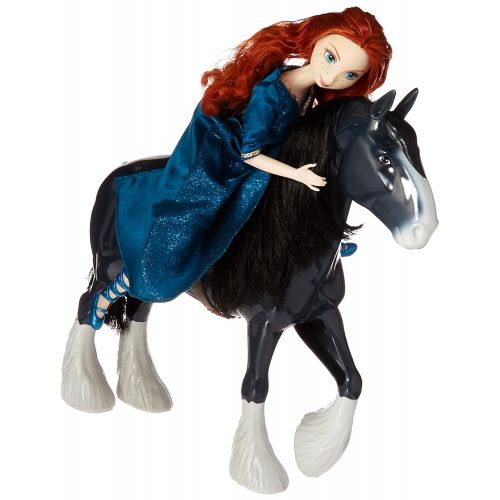 마텔 Mattel Merida and Angus Brave Disney Pixar Figure Doll and Horse Gift Set