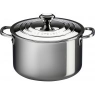 Le Creuset Tri-Ply Stainless Steel Casserole with Lid, 4-Quart