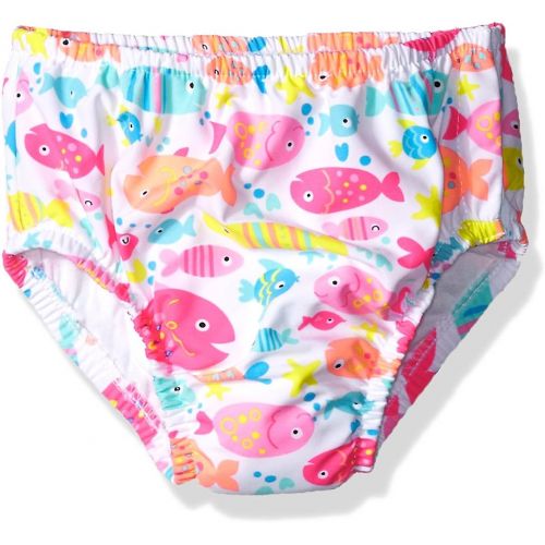  Swim Time Baby Girls Reusable Diaper UPF 50+ with Side Snaps