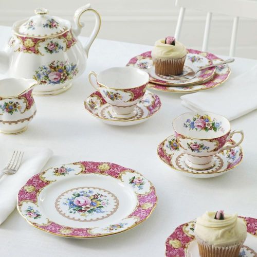  Royal Albert 15135002 Lady Carlyle 5-Piece Place Setting, Service for 1,Multi