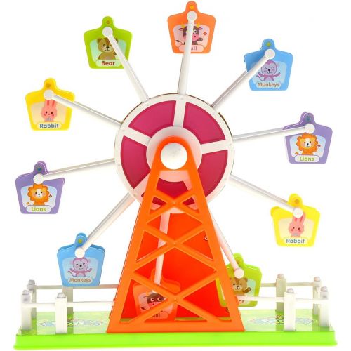  PowerTRC Merry Go Round Electronic Ferris Wheel Toy With Music And Lights