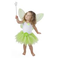 Butterfly Craze Tinker Bell Costume Set, Green, Medium: Clothing
