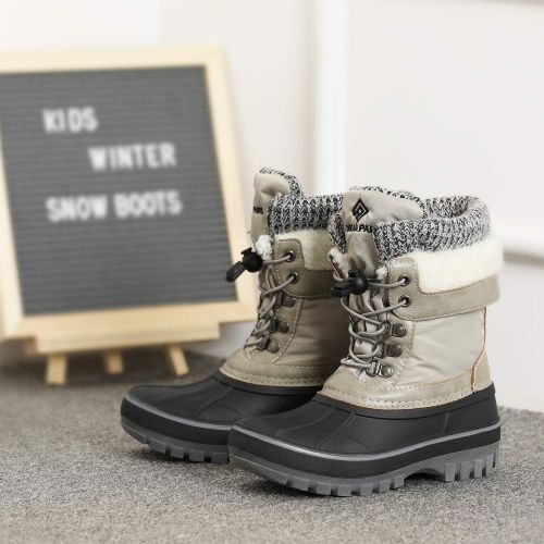  [아마존 핫딜] DREAM PAIRS Boys Girls Insulated Waterproof Winter Snow Boots