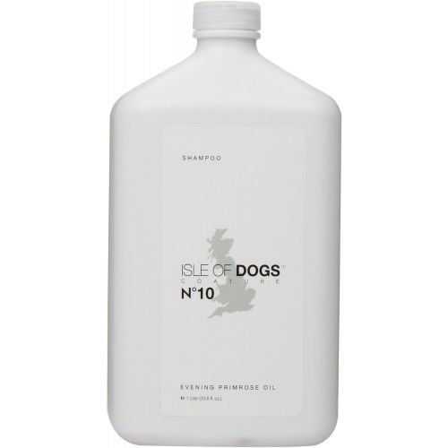  Isle of Dogs Coature No. 10 Evening Primrose Oil Dog Shampoo for Dry and Sensitive Skin, 1-Liter