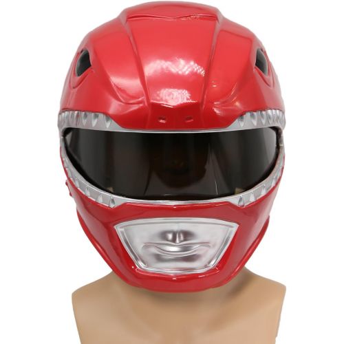  Xcoser xcoser Power Rangers Helmet Deluxe Red Resin Halloween Cosplay Costume for Sale