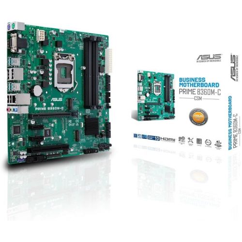 아수스 Asus ASUS Prime B360M-CCSM LGA1151 (300 Series) DDR4 DP HDMI VGA M.2 mATX Motherboard