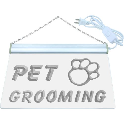  ADVPRO Open PET Grooming Shop Dog Cat LED Neon Sign Yellow 16 x 12 Inches st4s43-i276-y