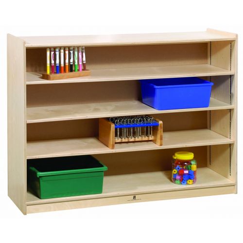  Steffy Wood Products, Inc. Steffy Wood Products Mobile Adjustable Shelf Storage