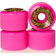 Santa Cruz Slime Balls OG Slime 78a Skateboard Wheels,Pink,66mm