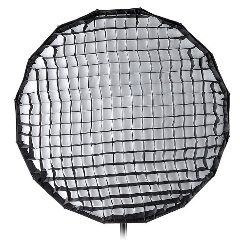  Fotodiox Pro Studio Solutions EZ-Pro 32in (80cm) Collapsible Beauty Dish and Softbox Combination with Eggcrate Grid with Balcar, Alien Bees, Einstein, White Lightning and Flashpoint I Stobe