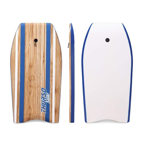  THURSO SURF Quill 42 Bodyboard Package EPS Core IXPE Deck HDPE Slick Bottom Durable Lightweight Includes Double Stainless Steel Swivels Coiled Leash