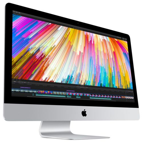 애플 Apple 27 iMac with Retina 5K Display (Mid 2017) - 4.2GHz Intel Quad-Core i7 Processor, 32GB DDR4 Memory, 2TB Fusion Drive, 4GB AMD Radeon Pro 575, macOS, Silver