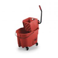 Rubbermaid Commercial Products Rubbermaid Commercial FG758888RED WaveBrake High-Performance Side Press Combo, Red