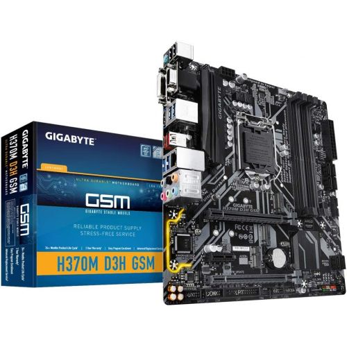 기가바이트 Gigabyte H370M D3H GSM DDR4 PCI-E 3.0 X16 HDMIDVI-D Motherboards