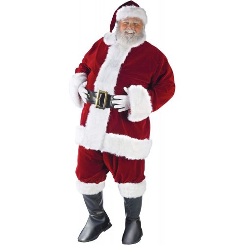  Rubie%27s Super Deluxe Velvet Santa Suit Adult Costume - X-Large