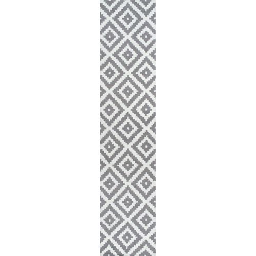  NuLOOM nuLOOM 200MTVS174B-2608 Kellee Contemporary Wool Runner Rug, 2 6 x 8, Grey, Gray