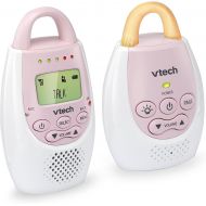 VTech BA72212PK Pink Audio Baby Monitor with up to 1,000 ft of Range, Vibrating Sound-Alert, Talk Back Intercom & Night Light Loop with 2 Parent Units