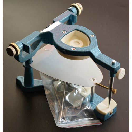  TJIRIS 2 Pieces Adjustable Large Dental Lab Equipment Magnetic Denture Articulator