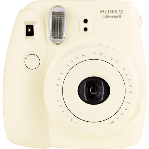 후지필름 Fujifilm FujiFilm Instax Mini 8 with Strap and Batteries (White)