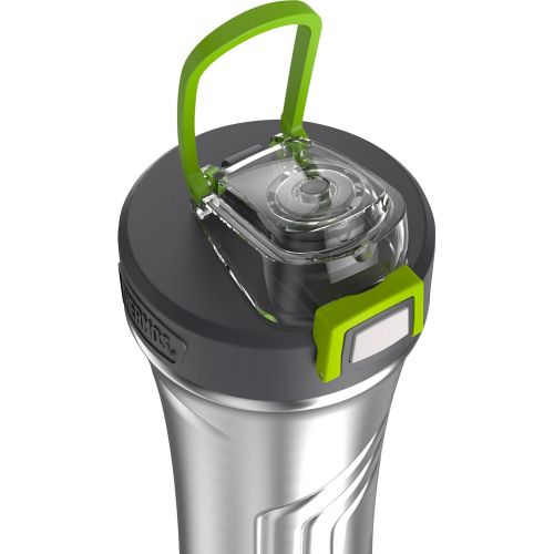 써모스 Thermos Vacuum Insulated Stainless Steel Shaker Bottle with Integrated Stationary Mixer, 24-Ounce, Stainless Steel