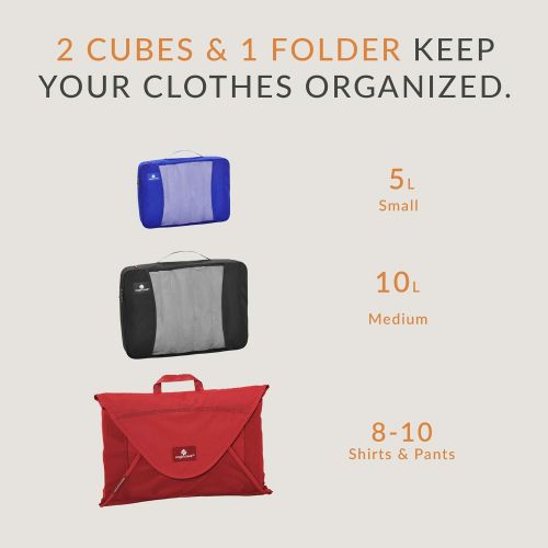  Eagle Creek Pack-It Starter Set - Packing Cubes & Garment Folder