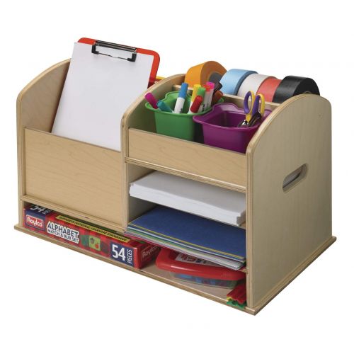  Childcraft Tabletop Writing Supplies Center, 21-1/4 x 12 x 12-3/8 Inches