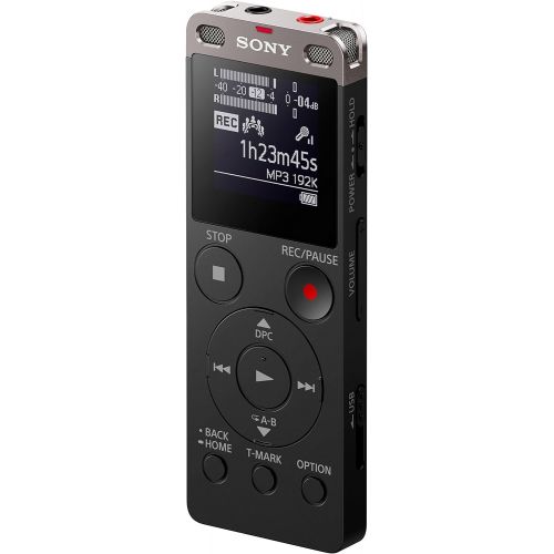 소니 Sony ICDUX560BLK Stereo Digital Voice Recorder with Built-in USB