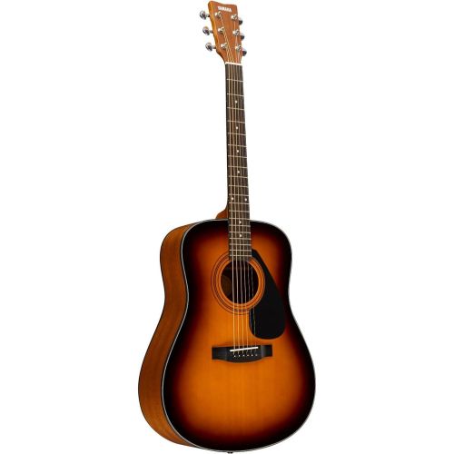 야마하 Yamaha Gigmaker Standard Acoustic Guitar w Gig Bag, Tuner, Instructional DVD, Strap, Strings, and Picks - Sunburst