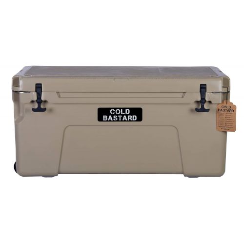  COLD BASTARD COOLERS 75L TAN Cold Bastard PRO Series ICE Chest Box Cooler Free Accessories