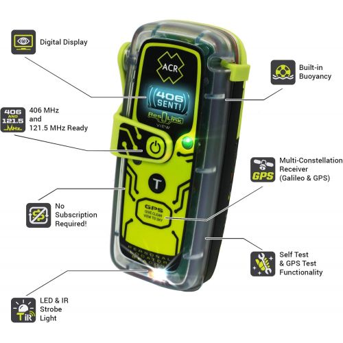 [아마존베스트]Acr ACR ResQLink View - Buoyant GPS Personal Locator Beacon (Model PLB-425)