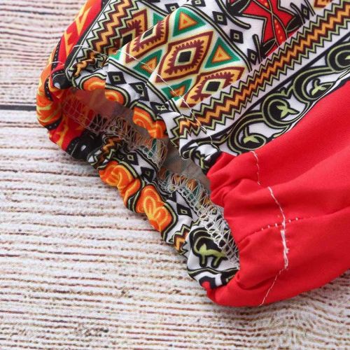  WWricotta Schuhe WWricotta Toddler Kids Baby Girl Outfits Clothes African Print Sleeveless Romper Jumpsuit