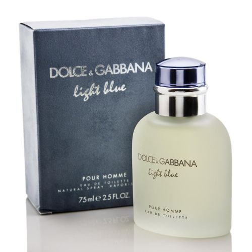  Dolce & Gabbana Light Blue for Men ~ Dolce Gabbana 2.5 Fl oz Eau de Toilette Spray