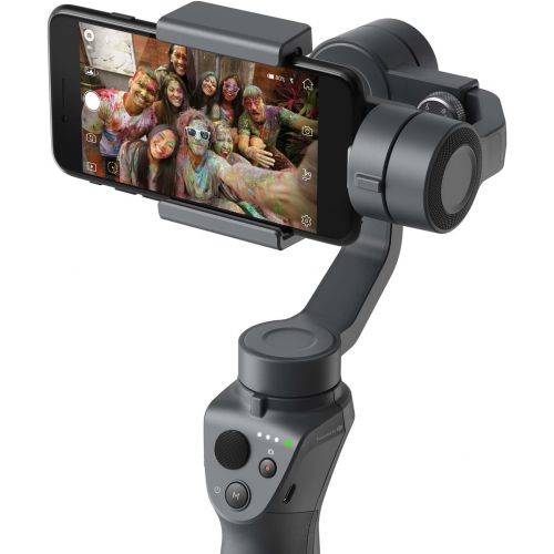 디제이아이 DJI Osmo 2 Mobile Handheld Smartphone Gimbal Stabilizer Videographer Bundle with Case, Flex Tripod, Base and Lens Maintenance Kit