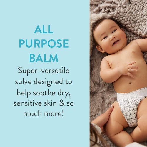  The Honest Company Organic All-Purpose Balm | Certified Organic | Plant-Based | Hypoallergenic Skin Care | Organic Sunflower, Olive, Coconut and Tamanu Oil | Soothe Sensitive Skin