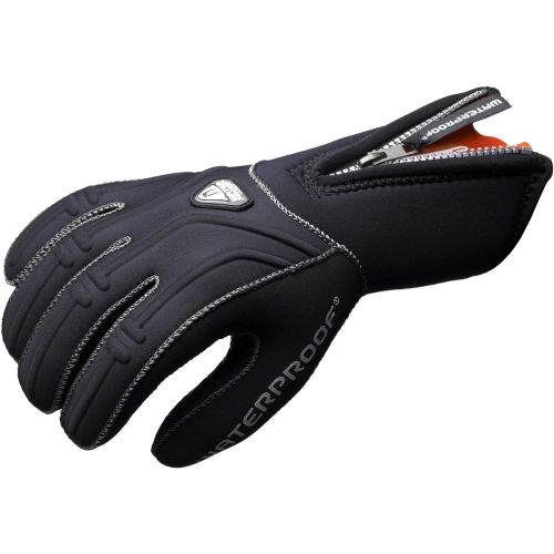  New Tusa Waterproof 5mm 5-Finger Stretch Neoprene Gloves (Medium) with GlideSkin Interior and a Long Zipper for easy Donning