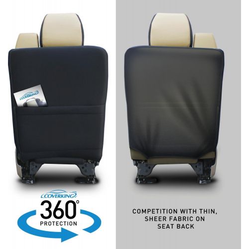  Coverking Rear Custom Fit Seat Cover for Select Honda Ridgeline Models - Spacermesh (Taupe)