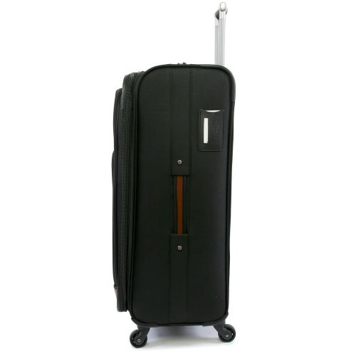  Perry Ellis 2 Piece Premise Spinner Luggage Set, Black