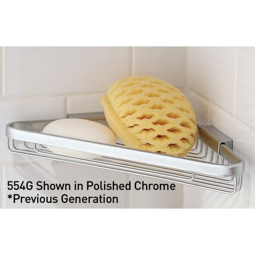  Ginger 552GPC Hotelier Deep Shower Toiletry Basket, Polished Chrome