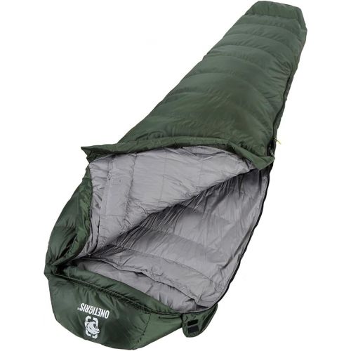  OneTigris Down Sleeping Bag, Lightweight Mummy Bag, Breathable Sleeping Bag