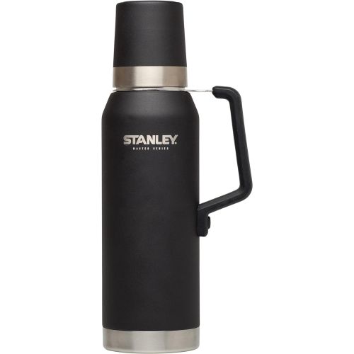 스텐리 Personalized Stanley Foundry Black Master Series Vacuum Bottle with Free Engraving